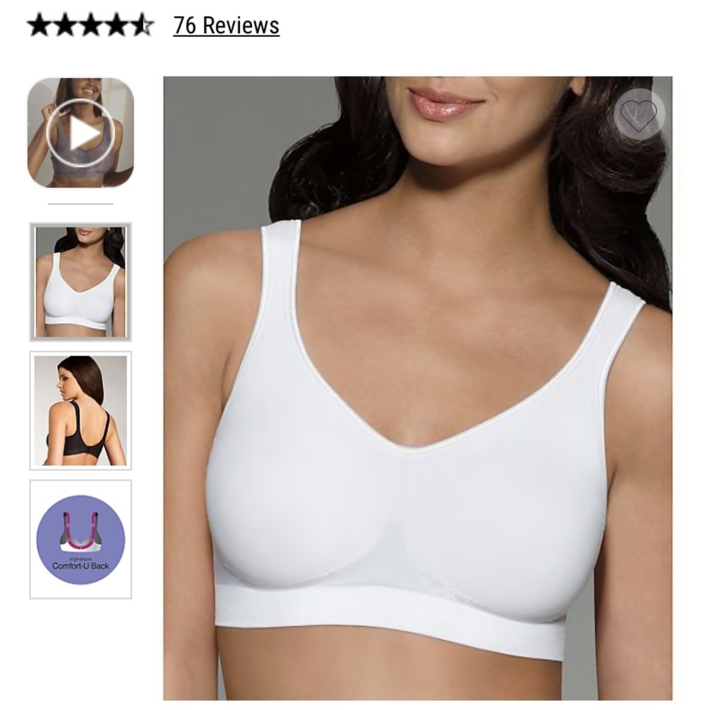 Comfort Revolution Shaping Wirefree Bra Bali Sz S
